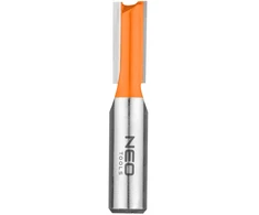 Dviejų griovelių galinis freza, TCT, 12 x 25 mm, 12 mm kotas