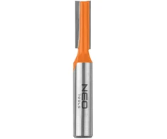 Dviejų griovelių galinis freza, TCT, 6 x 19 mm, 8 mm kotas
