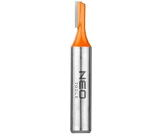 Vieno griovelio galinis freza, TCT, 3,96 x 11 mm, 8 mm kotas
