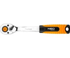 Terkšlė NEO 08-533 3/8", 90T, 200 mm, Chromo-vanadžio plienas