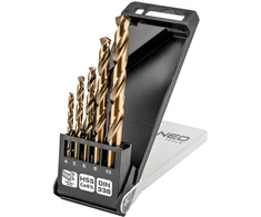 Grąžtas Wiertła HSS-Co metalo grąžtai, 4,0–10 mm, 5 vnt.