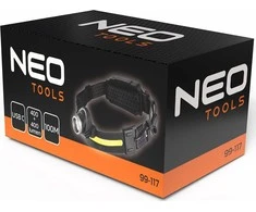 Galvos Žibintas NEO TOOLS LED 2.0 (400 lm + 400 lm) su Judesio Jutikliu