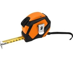 Miara Plieninė matavimo juosta 5 m x 19 mm, automatinis užraktas, stabdymo mygtukas, magnetas