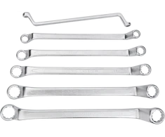 Neo Tools Klucze Raktai su išlenktais žiedais, 6–32 mm, 12 vnt. rinkinys