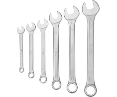 Neotools Neo Tools Kombinuoti veržliarakčiai 6-19 mm, rinkinyje 8 vnt