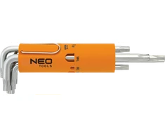 Ilgi Torx raktų rinkinys NEO 09-524 (T10-T50, 9 vnt.)