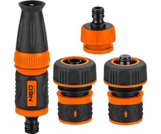 Neo Rinkinys 3/4" rinkinys su tiesiu purkštuvu, jungtimis ir čiaupo jungtimi