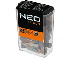 Neo Tools Atsuktuvų antgalių komplektas NEO PH2 25 mm (20 vnt.)
