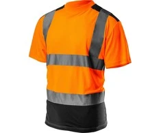 T Shirt Signaliniai marškinėliai Neo Tools, L, oranžiniai, L