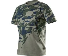 T Shirt Darbiniai marškinėliai su CAMO spauda, ​​M dydis