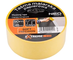 Taśma Geltona popierinė maskavimo juosta 48 mm x 50 m