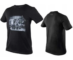 T Shirt Marškinėliai su spauda, ​​mechaniko formos, S dydis