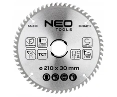 Neo Tools Tarcza Widia pjūklo diskas, 210 x 30 mm, 100 dantų, aliuminiui