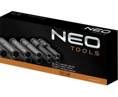 Neo Smūginiai Torx antgaliai, 1/2", 9 dalių rinkinys, E10-E24, CrMo