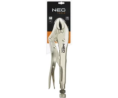Užspaudimo replės NEO 250mm, lenktos žnyplės, CrMo/CrV plienas