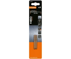 Grąžtas Wiertła HSS-Co metalo grąžtai 2,2 mm, 3 vnt.