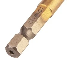 Grąžtas sriegimo Neo Tools 08-951 HSS TiN M4x0,7 mm, šešiabriaunis