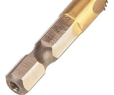 Sriegimo grąžtas NEO 08-954 HSS TiN M8x1,25 mm, šešiabriaunis