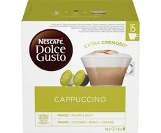 Kavos kapsulės NESCAFE DOLCE GUSTO CAPPUCCINO, 15+15 vnt.