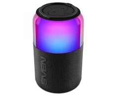 Nešiojama kolonėlė SVEN PS-130, juodas, power output 10W (RMS), TWS, Bluetooth, USB, lithium battery