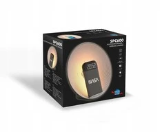 Nešiojama kolonėlė Bluetooth Laikrodis Įkroviklis Qi Lampa Led Baltas Szum Alarm Nasa Spc600 / Nasa Spc600