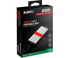 Kietasis diskas Nešiojamas Emtec SSD 3.2Gen2 X205 256GB