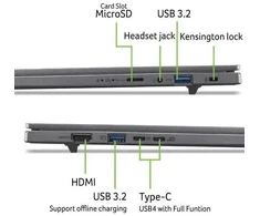 Nešiojamas kompiuteris Acer Nešiojamas kompiuteris Aspire 16 A16-A71M 16&amp;amp quot WUXGA OLED/Ryzen AI 7 445/16GB/512GB PCIE SSD/W11H (NX.JWZEP.009)