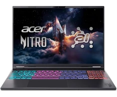 Nešiojamas kompiuteris Acer Nitro 16S AI AN16S-61 Ryzen AI 7 350 / 16 GB / 1 TB / RTX 5070 / 180 Hz (NH.QXKEP.001)