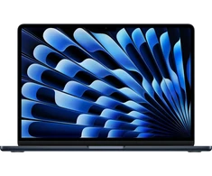 RAM Apple MacBook Air Apple M M5 Nešiojamas kompiuteris 34,5 cm (13.6") 16 GB 512 GB SSD Wi-Fi 7 (802.11be) macOS Tahoe Granatowy (marynarski)