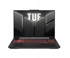 ASUS TUF Gaming A16 FA607NUQ-RL029W Ryzen 7 170 16.0" FHD+ 144Hz Value IPS lygio AG 32GB DDR5 4800 SSD 512Mbps Cam720p 56WHrs GeForce RTX 4050 6GB Win11 aliuminis Mecha pilka
