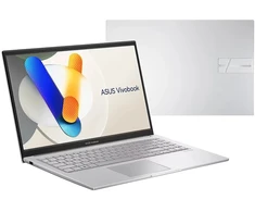 Nešiojamas kompiuteris ASUS VivoBook 15 X1504VA-BQ4284W - Core 5-120U | 15,6" | 16GB | 512GB | W11H | Sidabrinė