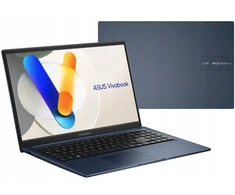 ASUS Vivobook 15 X1504VA-BQ4283W Core i5-120U 15.6" FHD IPS-level display 60Hz 250 nits AG 16GB DDR5 512GB SSD Intel Graphics WLAN + Bluetooth 720p webcam 42Wh battery Windows 11 Quiet Mėlyna