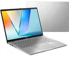 ASUS Vivobook S14 M3407GA-SF013W Ryzen AI 7 445 14.0"WUXGA 60Hz 300nits 16GB DDR5 SSD512 Radeon Graphics Cam FHD 70WHrs Win11 Aluminum Cool Sidabrinis