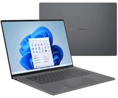 Nešiojamas kompiuteris ASUS Zenbook A16 OLED UX3607QA-SH043W - Snapdragon X1 26 100 | 16" | 16GB | 512GB | W11H | Pilka