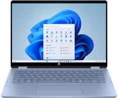 Nešiojamas kompiuteris HP OmniBook 5 Flip – Core 7 150U | 14" – 2K – lietimui jautrus ekranas | 16 GB | 512 GB | W11H | Dangaus mėlyna