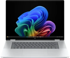 Nešiojamas kompiuteris HP OmniBook X Flip 2-in-1 NG AI - Ultra 5 226V | 16" 2K OLED Dotyk | 16GB | 512GB | W11H | Sidabrinė