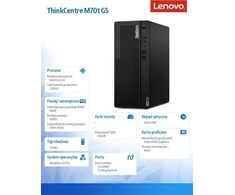 Stacionarus kompiuteris Kompiuteris Lenovo ThinkCentre M70t G5 (12U60001PB)