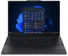 Nešiojamas kompiuteris Lenovo ThinkPad E16 G3 Intel | Juodas | 16 " | IPS | WUXGA | 1920 x 1200 pikselių | Anti-glare | Intel Core Ultra 5 | 226V | 16 GB | Soldered LPDDR5X | Solid-state drive capacity 512 GB | Intel Arc Graphics 130V | Windows 11 Pro | 802.11ax | Bluetooth versija 5.3 | Klaviatūros kalba: anglų | Klaviatūros apšvietimas | Garantija 36 mėn. | Baterija warranty 12 mėn.