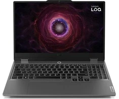 Lenovo LOQ 15ARP9 AMD Ryzen™ 5 7235HS Nešiojamas kompiuteris 39.6 cm (15.6") Full HD 16 GB DDR5-SDRAM 512 GB SSD NVIDIA GeForce RTX 3050 Wi-Fi 6 (802.11ax) Windows 11 Home English Pilkas
