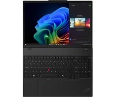 Lenovo ThinkPad T16 Gen 4 (AMD) Copilot+ PC AMD Ryzen™ AI 7 350 Nešiojamas kompiuteris 40.6 cm (16") WUXGA 32 GB DDR5-SDRAM 1 TB SSD Wi-Fi 7 (802.11be) Windows 11 Pro English Juodas