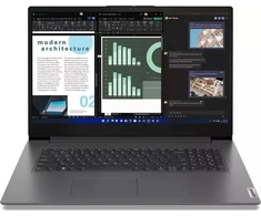 Lenovo V17 G4 IRU Intel® Core™ i7 i7-13620H Nešiojamas kompiuteris 43.9 cm (17.3") Full HD 16 GB DDR4-SDRAM 512 GB SSD Wi-Fi 6 (802.11ax) Windows 11 Pro English Pilkas