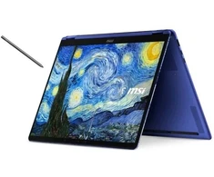 Nešiojamas kompiuteris MSI Prestige 14 Flip AI+ Vincent van Gogh Edition The Starry Night-431PLY - Ultra X9 378H | 14" OLED Dotyk | 32GB | 1TB | W11P
