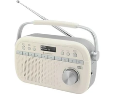 Nešiojamasis analoginis ir skaitmeninis radijo imtuvas Soundmaster DAB280BE, smėlio spalvos