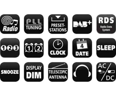 Nešiojamasis analoginis ir skaitmeninis radijo imtuvas Soundmaster DAB280BE, smėlio spalvos