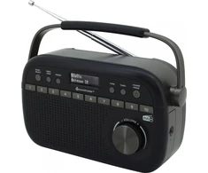 Nešiojamasis radijas Soundmaster DAB280 analoginis ir skaitmeninis, juodas