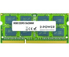 RAM 2-Power Nešiojamojo kompiuterio atmintis 2 galių SODIMM, DDR3, 8 GB, 1600 MHz, (36119-uniw)