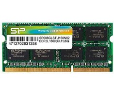 RAM Silicon Power 8GB DDR3L SO-DIMM atminties modulis 1 x 8 GB 1600 MHz