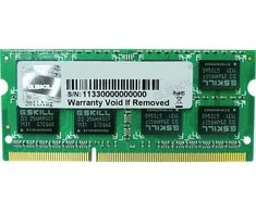 RAM Kompiuterio atmintinė G.Skill SODIMM, DDR3, 8 GB, 1600 MHz, CL11 (FA- 1600C11S- 8GSQ)