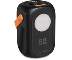 Nešiojamoji baterija GoGen PB600001B 60000 mAh, juoda