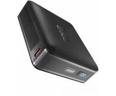 SBS HD 65W 20000mAh USB-C Power Bank with LCD Ekranas - Juodas